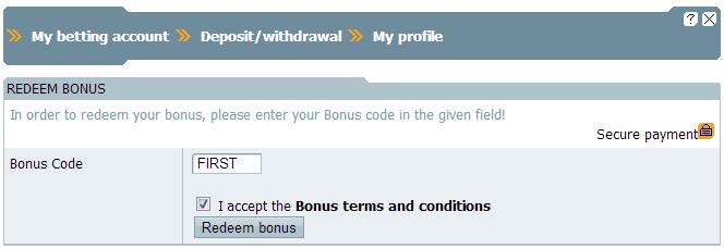 Bet at home bonus code